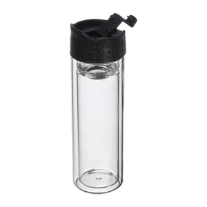 Szűrős üveg ivópalack, 400 ml